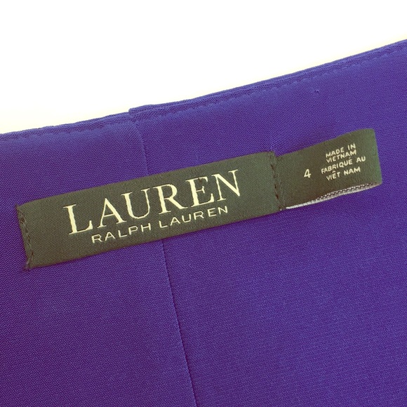 Ralph Lauren Sz 4 royal blue sophisticated dress - Picture 5 of 5